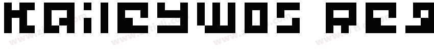 KaileyW05 Regular Re字体转换